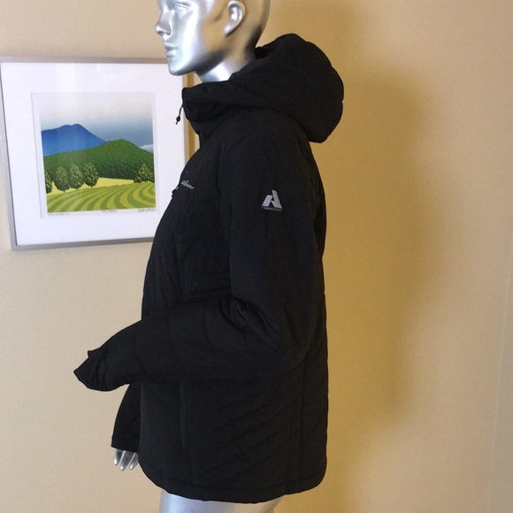 Eddie Bauer Women's IgniteLite Stretch Reversible Hooded Jacket Black - Picture 6 of 16